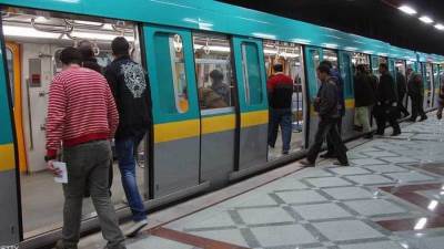 بسبب مباراة الأهلي وسان جورج.. المترو: الدفع بقطار كل 5 دقائق