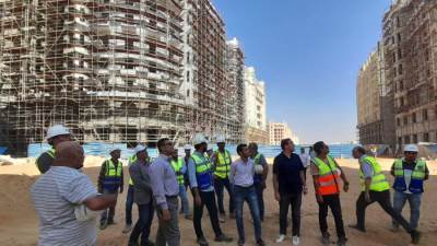 رئيس "جهاز العاصمة الإدارية" يتفقد أعمال تنفيذ الحي السكني الخامس R5