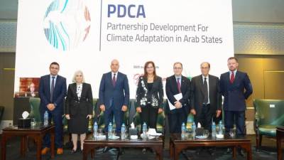 وزيرة التخطيط تفتتح مؤتمر "الشراكة من أجل التكيّف مع تغيّر المناخ في الدول العربية"