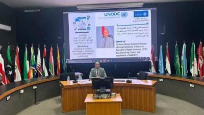 "عمرو عثمان" يستعرض أهمية إنشاء مرصد عربى لمكافحة الإدمان والتوعية بالمخاطر المرتبطة بالمخدرات