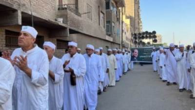 انطلاق موكب الطرق الصوفية للاحتفال بالمولد النبوى بعد توقف 3 أعوام