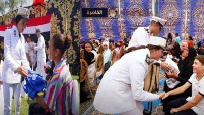 الداخلية توزع حقائب مدرسية بمشتملاتها وسلع غذائية على الأكثر احتياجًا