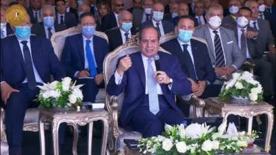 الرئيس السيسي: لم ننظر للعائد المادي من قناة السويس الجديدة كان هدفنا رفع معنويات المصريين