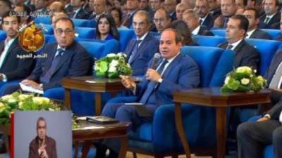 الرئيس السيسي: ما فيش بلد بتطلع لقدام غير بالاستقرار وأى حد يقول غير كده جاهل