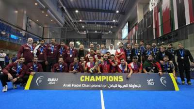 مصر تتوج بلقب البطولة العربية الأولى للبادل بعد الفوز على الكويت
