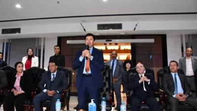 وزير الرياضة يشهد مهرجان اتحاد شباب العمال في حب مصر