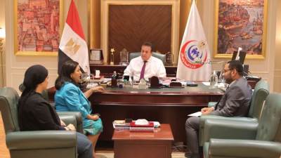 وزير الصحة يستقبل ممثل منظمة الصحة العالمية لدى مصر لمناقشة ملفات العمل