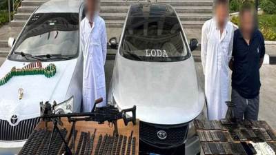 ضبط كميات من المواد المخدرة بحوزة عدد من العناصر الإجرامية بالإسماعيليه