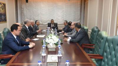 محمد صلاح يستقبل "رئيس الهيئة الإقتصادية لقناة السويس" لبحث التعاون المشترك