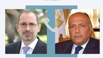 وزير الخارجية يُجري اتصالاً مع نظيره الأردني لوقف التصعيد بين فلسطين وإسرائيل