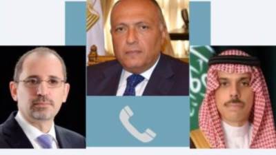 مشاورات وزارية بين مصر والسعودية والأردن لاحتواء التصعيد فى قطاع غزة