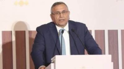 عبد السند يمامة يُجرى فحص الرمد الأخير بمستشفى العاصمة الإدارية الجديدة