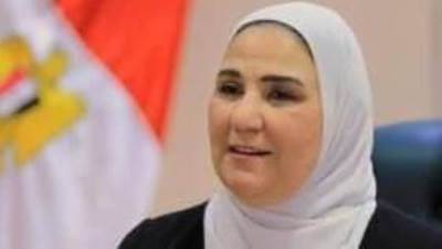 وزيرة التضامن تستعرض الخدمات العلاجية للخط الساخن لصندوق مكافحة الإدمان