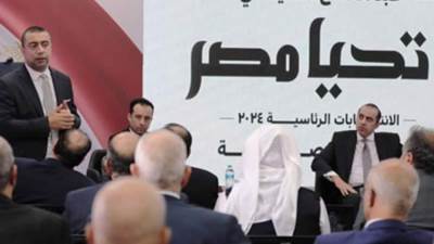 حملة الرئيس السيسي تستقبل حزب حماة الوطن بمقرها الرئيسي