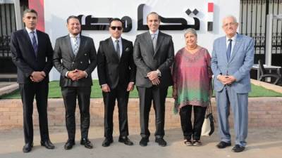 الحملة الرسمية للمرشح الرئاسي عبد الفتاح السيسي تستقبل وفداً من حزب التجمع