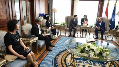 الفريق أسامة ربيع يبحث سبل التعاون المشترك مع رئيس الجمعية الوطنية بكوريا الجنوبية