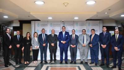 رئيس هيئة الرعاية الصحية يستقبل وفدًا من شركة نوفارتس العالمية