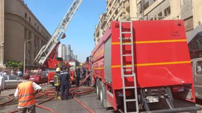 محافظة القاهرة: حريق مخزن وسط البلد لم يسفر عن إصابات ولم يمتد لعقارات مجاورة