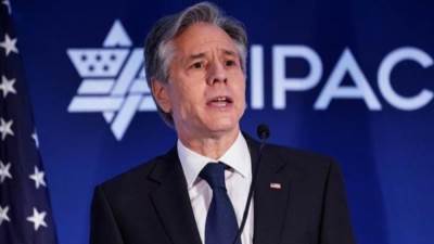 وزير الخارجية الأمريكى أنتونى بلينكن يصل إسرائيل