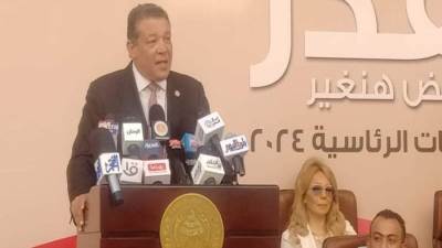 حازم عمر يدشن حملته لانتخابات الرئاسة 2024 ويعلن برنامجه الانتخابي