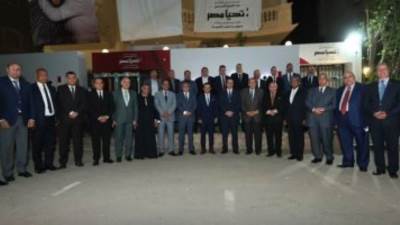 حملة المرشح الرئاسى عبد الفتاح السيسي تستقبل وفدا من اتحاد الغرف التجارية