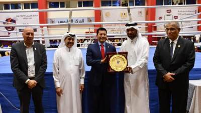 وزير الرياضة يفتتح البطولة العربية لشباب الملاكمة بالمركز الأوليمبي بالمعادي