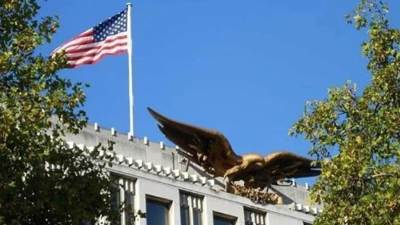 السفارة الأمريكية: حكومة واشنطن تعمل مع الحكومة المصرية لحشد الموارد لغزة