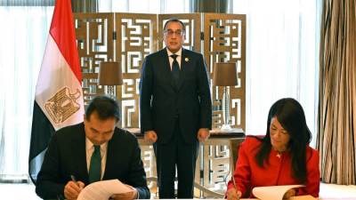 رئيس الوزراء يشهد توقيع مذكرة تفاهم لتعزيز التعاون بين مصر والصين