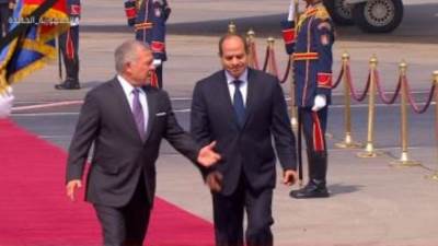 الرئيس السيسى وعاهل الأردن يشددان على ضرورة استمرارية وصول المساعدات لغزة