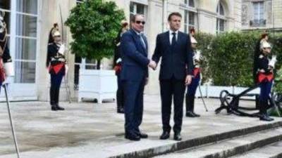 ماكرون يشيد بدور مصر القيادى فى تنسيق إيصال المساعدات الإنسانية لغزة