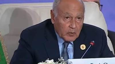 أبو الغيط: هناك ضرورة للتوصل الفوري لوقف إطلاق النار في غزة