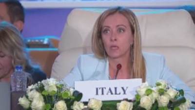 رئيسة وزراء إيطاليا: نسعى لمنع التصعيد بغزة وندعم حل الدولتين