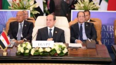 تصريحات الرئيس السيسى خلال قمة القاهرة للسلام تتصدر عناوين الصحف العالمية