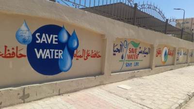 وزارتا الرياضة والرى تواصلان حملة SAVE WATER للتوعية بترشيد استهلاك المياه