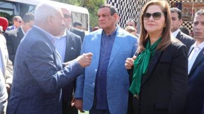 وزراء التنمية المحلية والتخطيط والإسكان ومحافظ السويس يتفقدون أعمال تطوير ترعة السويس