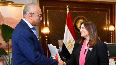 وزيرة الهجرة تستقبل قنصل مصر الجديد في جدة لبحث التعاون