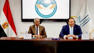 رئيس هيئة الاعتماد والرقابة الصحية يستقبل رئيس جامعة بورسعيد لبحث التعاون