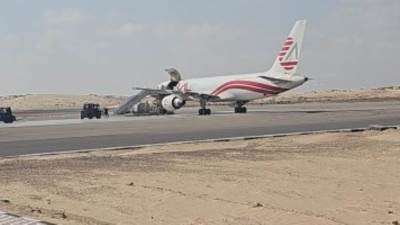 مطار العريش يستقبل 3 طائرات تنقل مساعدات لغزة من الإمارات والكويت وتركيا