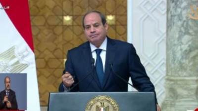 الرئيس السيسي: الرئيس ماكرون يتفهم خطورة فكرة نزوح أو هجرة أهالى غزة