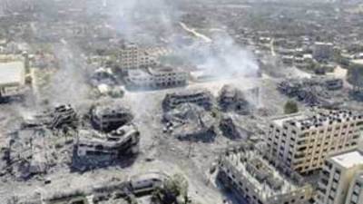 استشهاد 15 فلسطينيا وإصابة 60 آخرين فى قصف إسرائيلى لمربع سكنى بخان يونس