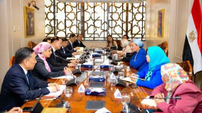 وزيرة البيئة تبحث مع الجانب الصيني تعزيز اشراك القطاع الخاص في تعزيز الاستثمار البيئي والمناخي