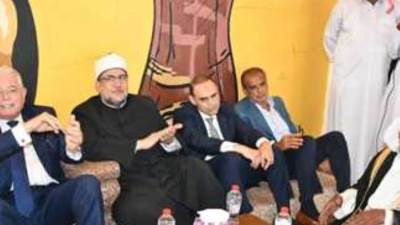 وزير الأوقاف لأهالى نويبع وشيوخ سيناء: أنتم أعمدة هذه الأرض وخط دفاعها الأول