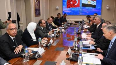 وزير التجارة الصناعة ونظيره التركى يعقدان اجتماع موسع على المستوى الحكومي