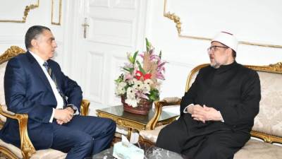  وزير الأوقاف يستقبل سفير مصر لدى جمهورية باكستان لبحث أوجه التعاون المشترك