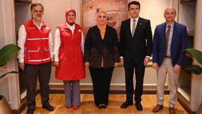 القباج تستقبل محافظ ورئيس هيئة الكوارث بتركيا لبحث التعاون في إيصال الخدمات الإغاثية لقطاع غزة