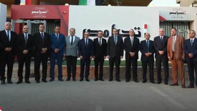  الحملة الرسمية للمرشح الرئاسي عبد الفتاح السيسي تستقبل وفد من نقابة المحامين