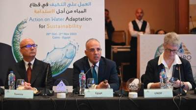 سويلم: ارتفاع درجة الحرارة على المستوى العالمى له تأثير سلبى على قطاع المياه بالعالم