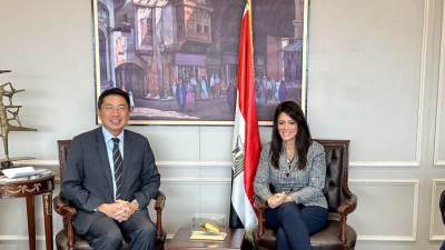 المشاط تلتقي سفير جمهورية سنغافورة لدى مصر لمناقشة سبل دفع مجالات التعاون