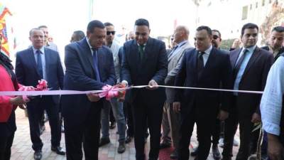 وزير التنمية المحلية ومحافظ الدقهلية يفتتحان معرض الدقهلية الثاني لمبادرة "أيادي مصر" 