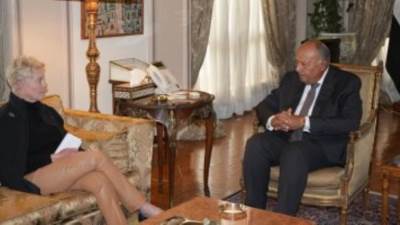 سامح شكرى: الجانب الإسرائيلى يعيق نفاذ المساعدات الإنسانية إلى الفلسطينيين